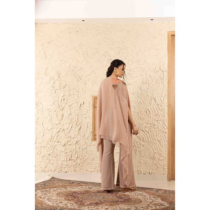 Ajiesh Oberoi Nude Barkha Co-Ord (Set of 2)