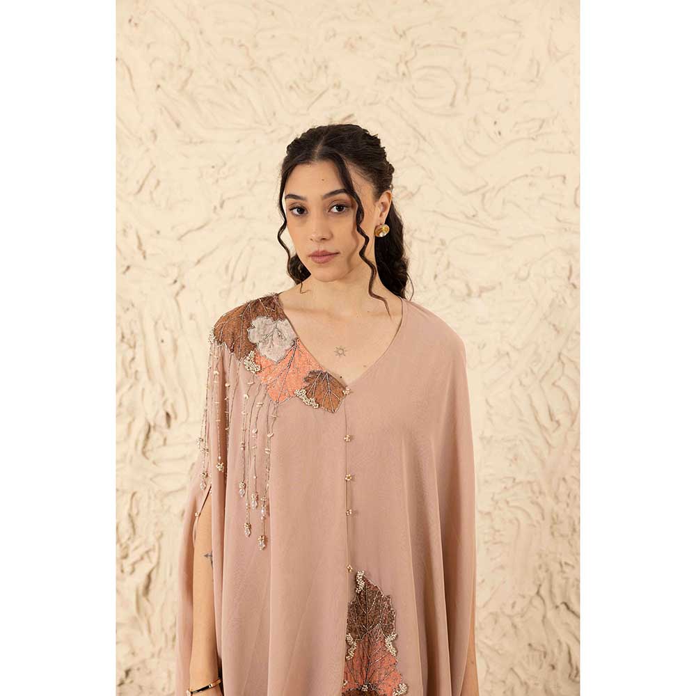 Ajiesh Oberoi Nude Barkha Co-Ord (Set of 2)