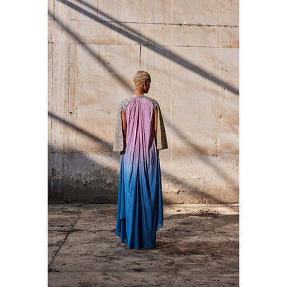 AKHL Pink Gradient Raglan Dress