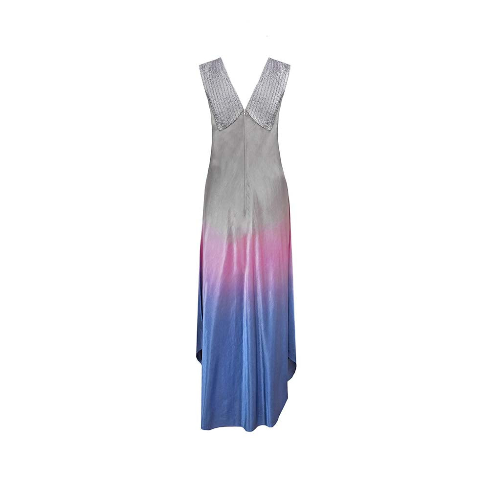 AKHL Silver Gradient Angular Dress