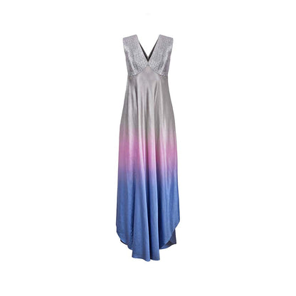 AKHL Silver Gradient Angular Dress