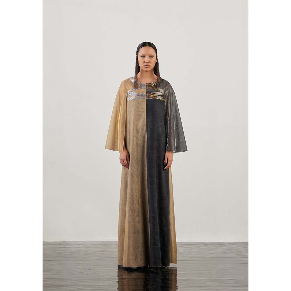 AKHL Gold Metallic Dress