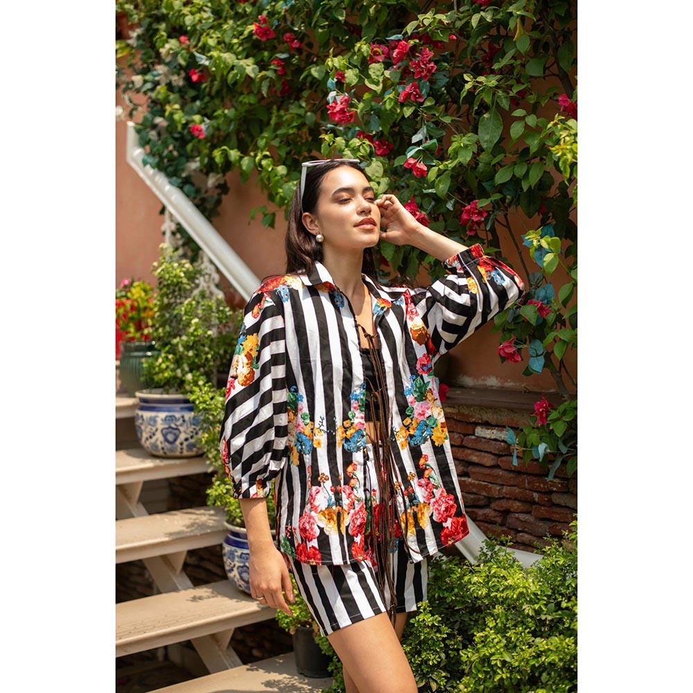 AKSH INDIA Midnight Dreams Printed Co-Ord Set