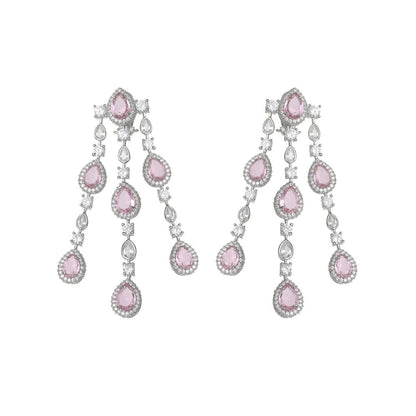 Akulya Jewels Blush Pink Doublet Danglers