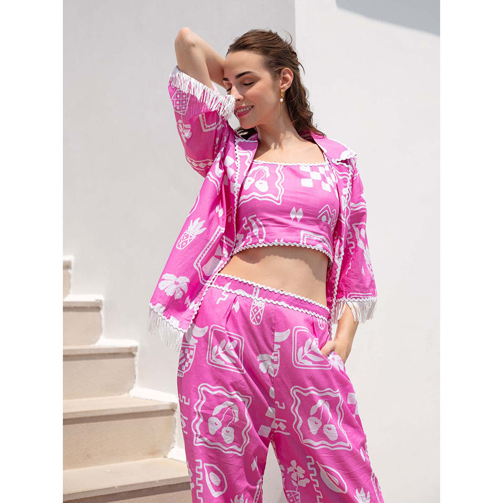 AEOY Pink Blush Long Co-ord Set(3N)