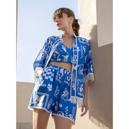 All Eyes On You Aeon Blue Ocean Co-Ord Set