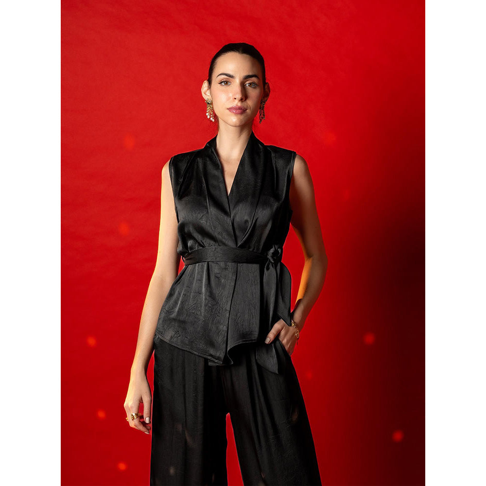 AEOY Black Tie-up Co-ord (3N)