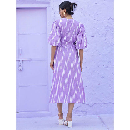 AlterEGO Flora Ikat Wrap Dress