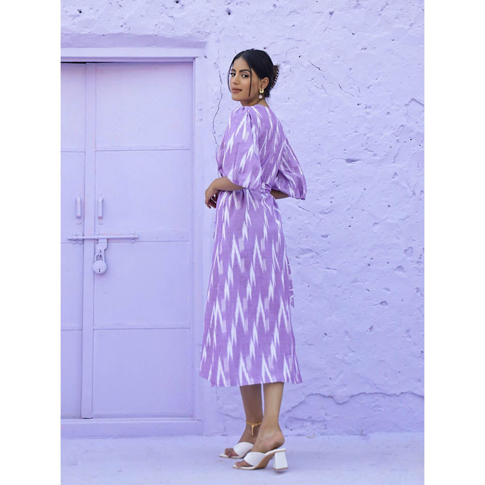 AlterEGO Flora Ikat Wrap Dress