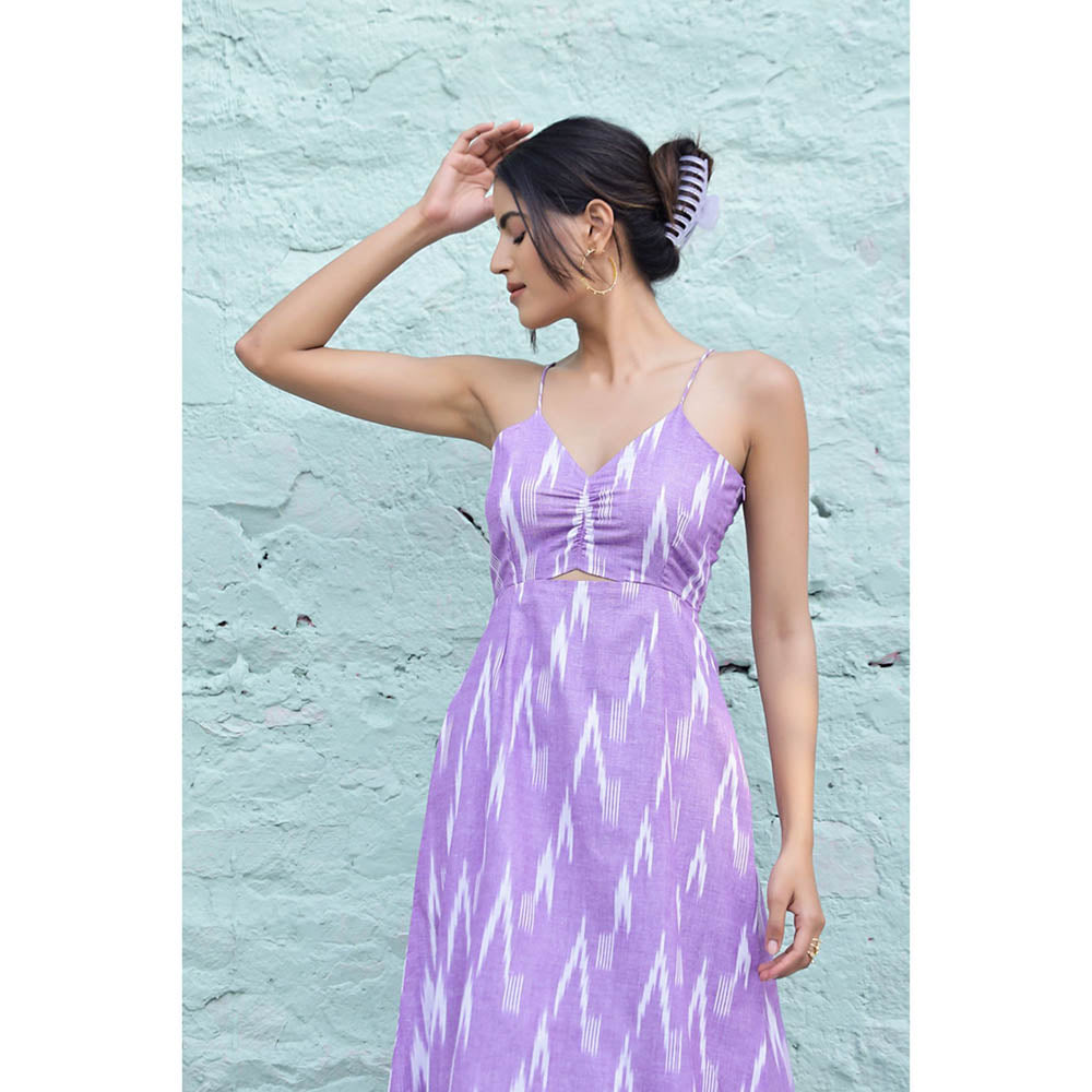 AlterEGO Meghan All Heart Ruched Midi Dress