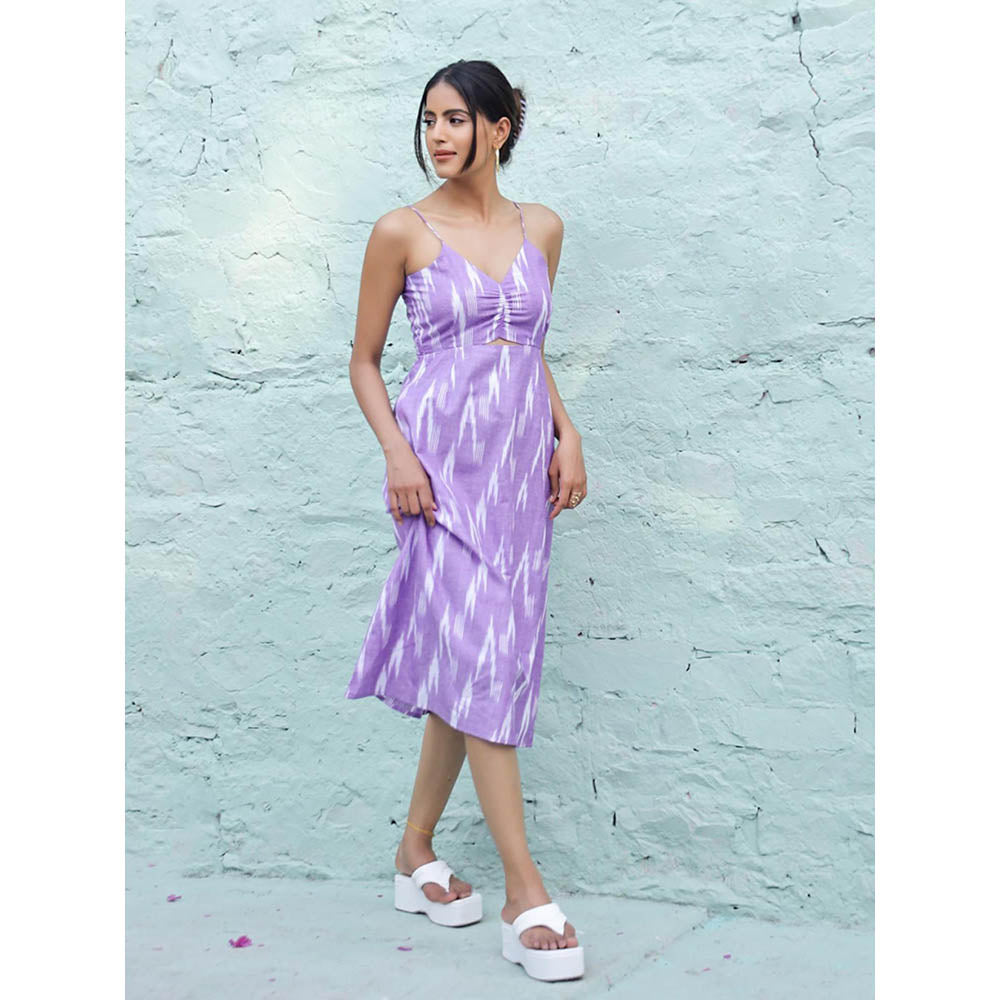 AlterEGO Meghan All Heart Ruched Midi Dress