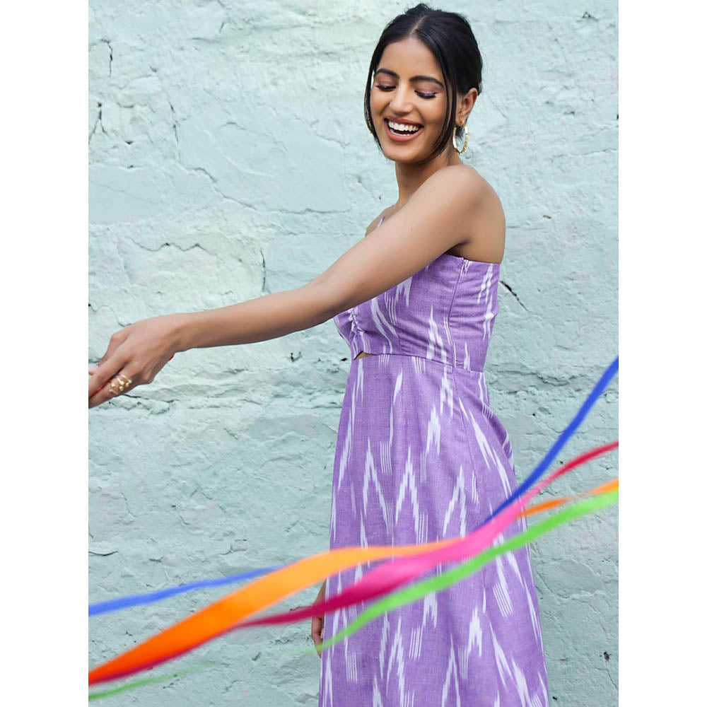 AlterEGO Meghan All Heart Ruched Midi Dress