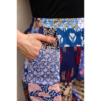 AlterEGO Rana Blue Printed Pant