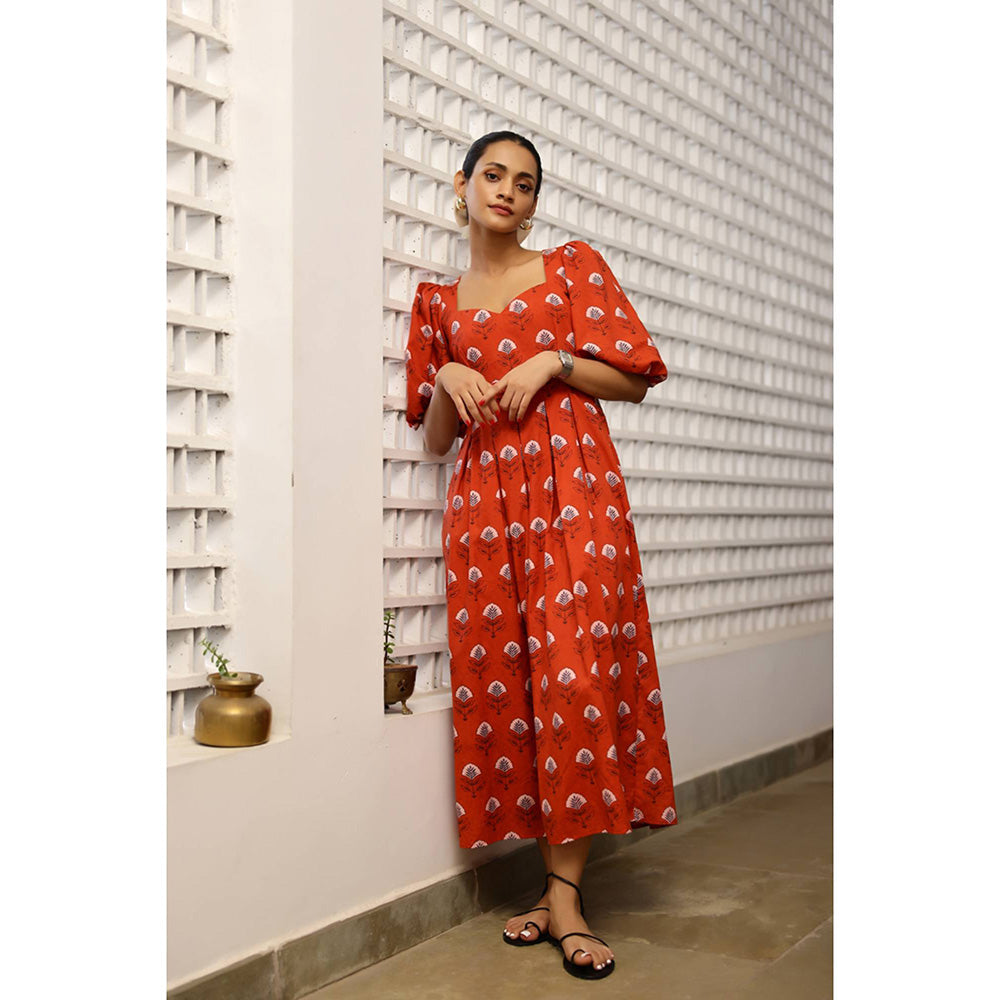 AlterEGO Mia -Flounce And Slay Midi Dress