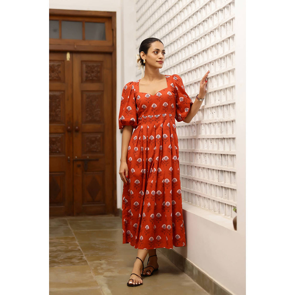 AlterEGO Mia -Flounce And Slay Midi Dress
