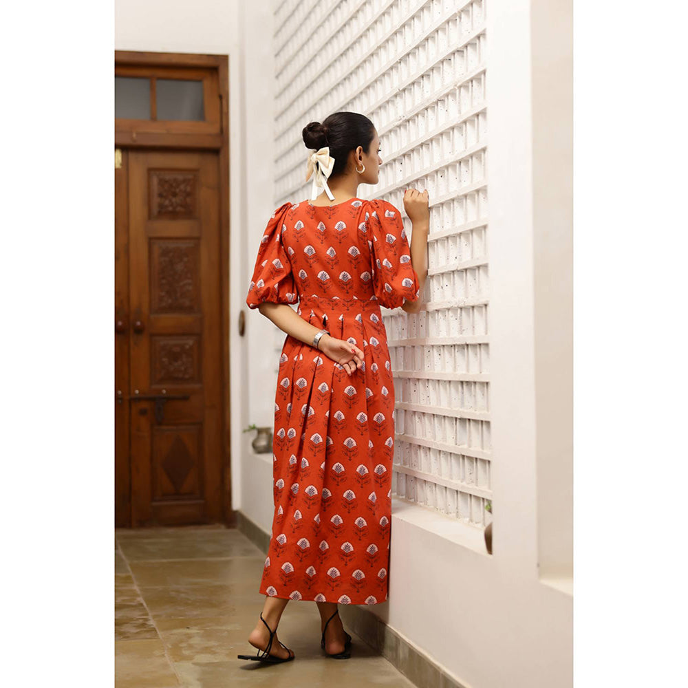 AlterEGO Mia -Flounce And Slay Midi Dress