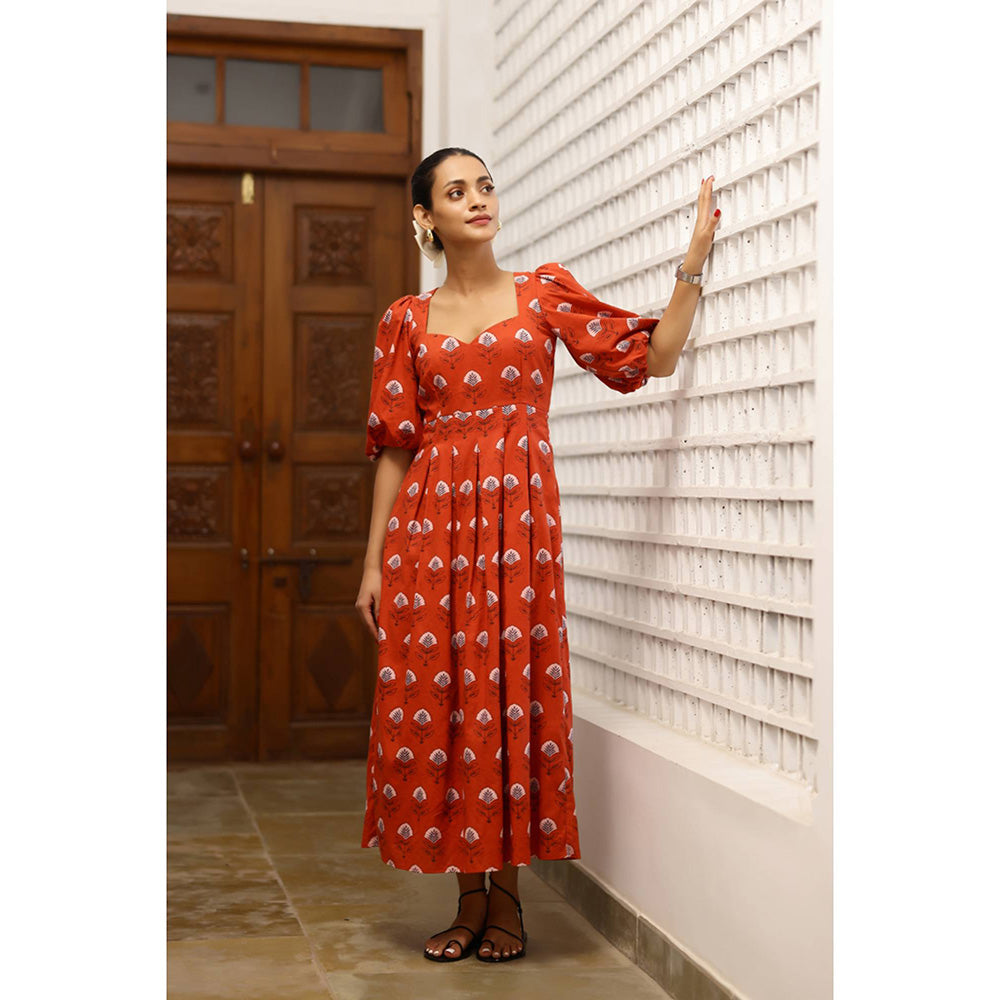 AlterEGO Mia -Flounce And Slay Midi Dress