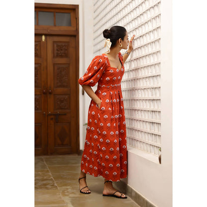 AlterEGO Mia -Flounce And Slay Midi Dress