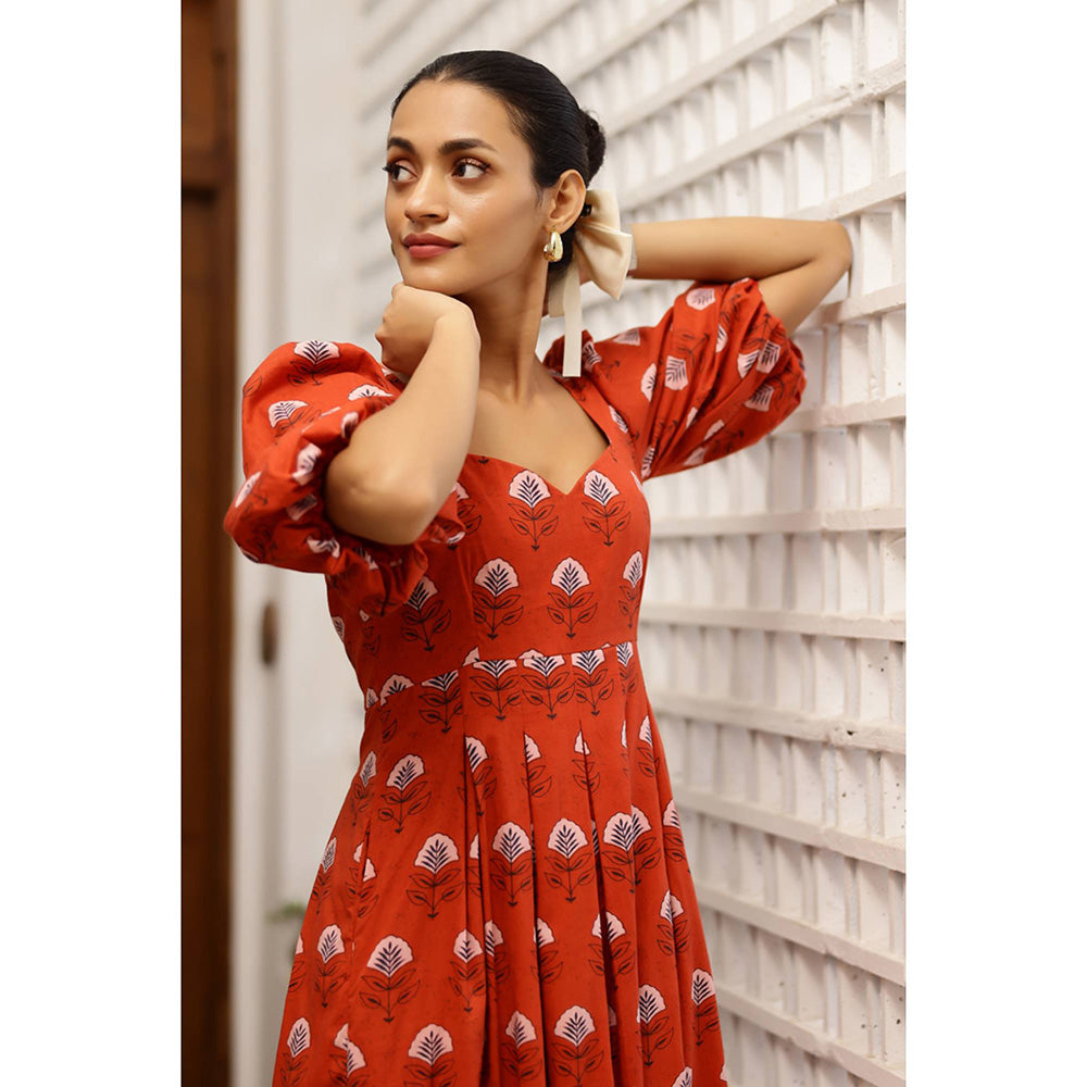 AlterEGO Mia -Flounce And Slay Midi Dress