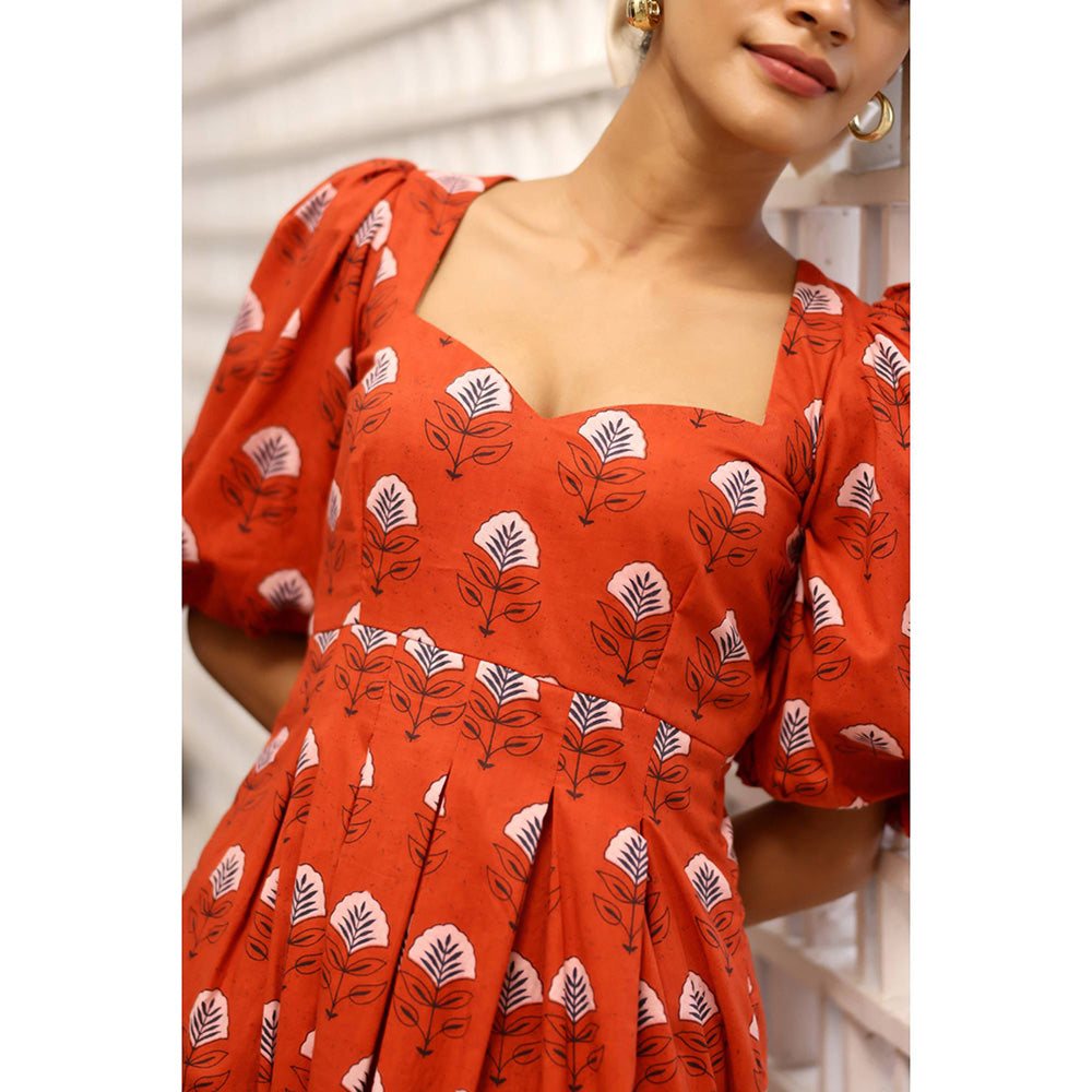 AlterEGO Mia -Flounce And Slay Midi Dress