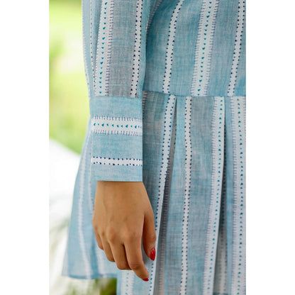 AlterEGO Lira - Love And Heart Pleated Mini Dress