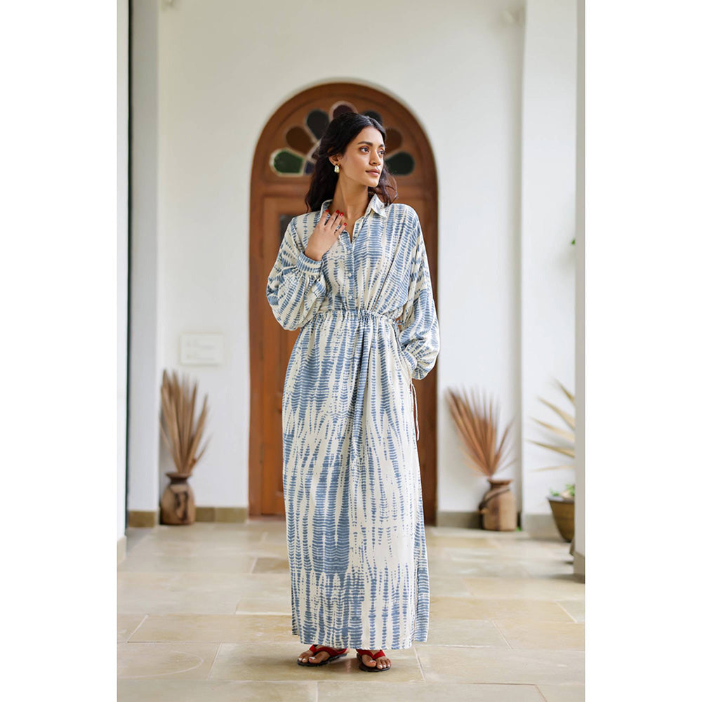 AlterEGO Indri - Drawstring Detailed Maxi Dress