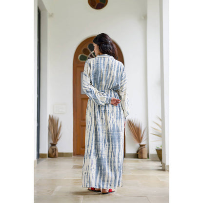 AlterEGO Indri - Drawstring Detailed Maxi Dress