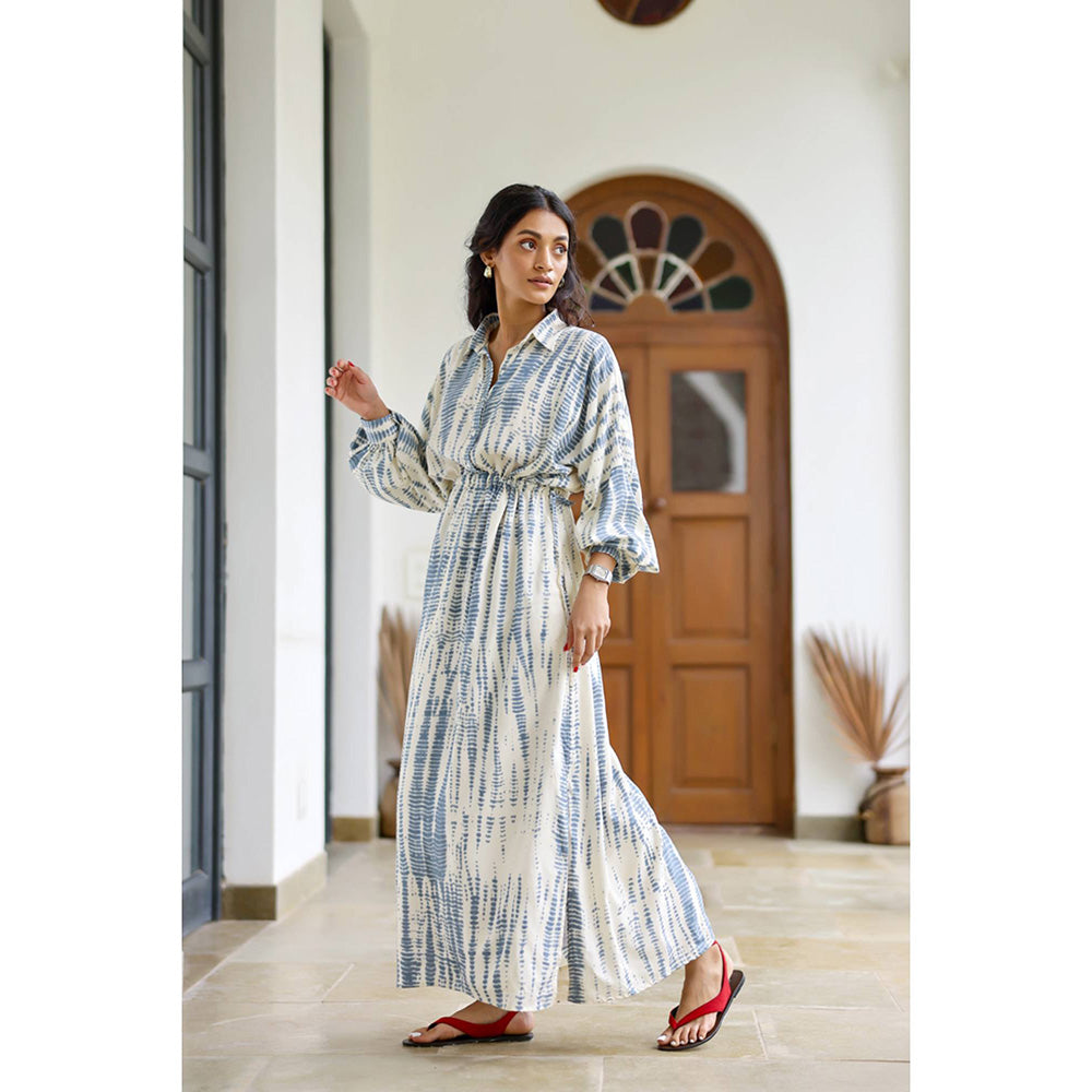 AlterEGO Indri - Drawstring Detailed Maxi Dress