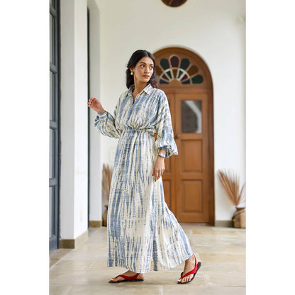 AlterEGO Indri - Drawstring Detailed Maxi Dress