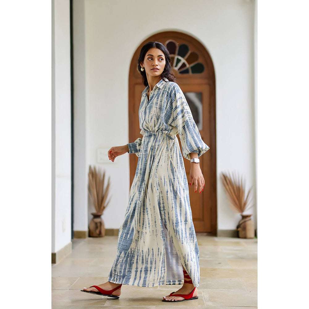 AlterEGO Indri - Drawstring Detailed Maxi Dress
