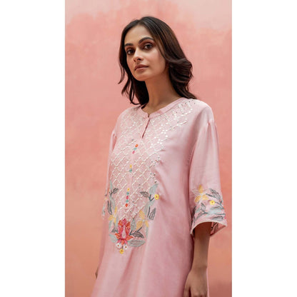 AM by Anita Mittal Pink Firefly Co-Ord