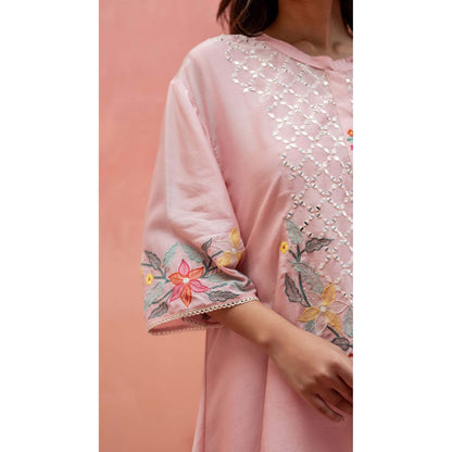 AM by Anita Mittal Pink Firefly Co-Ord