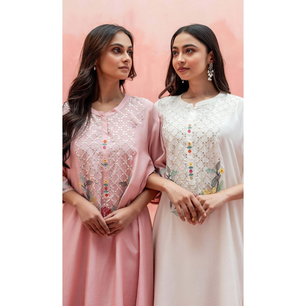 AM by Anita Mittal Pink Firefly Co-Ord