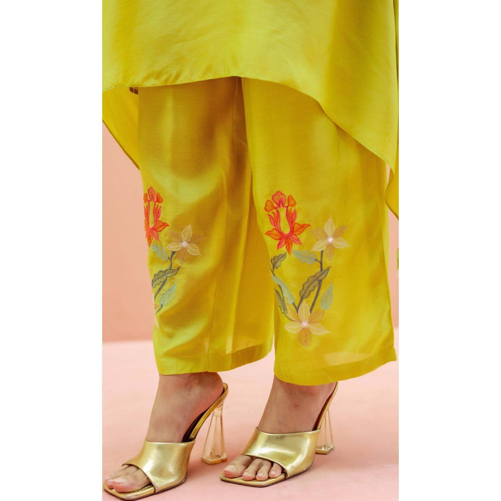 AM by Anita Mittal Yellow Firefly Co-Ord