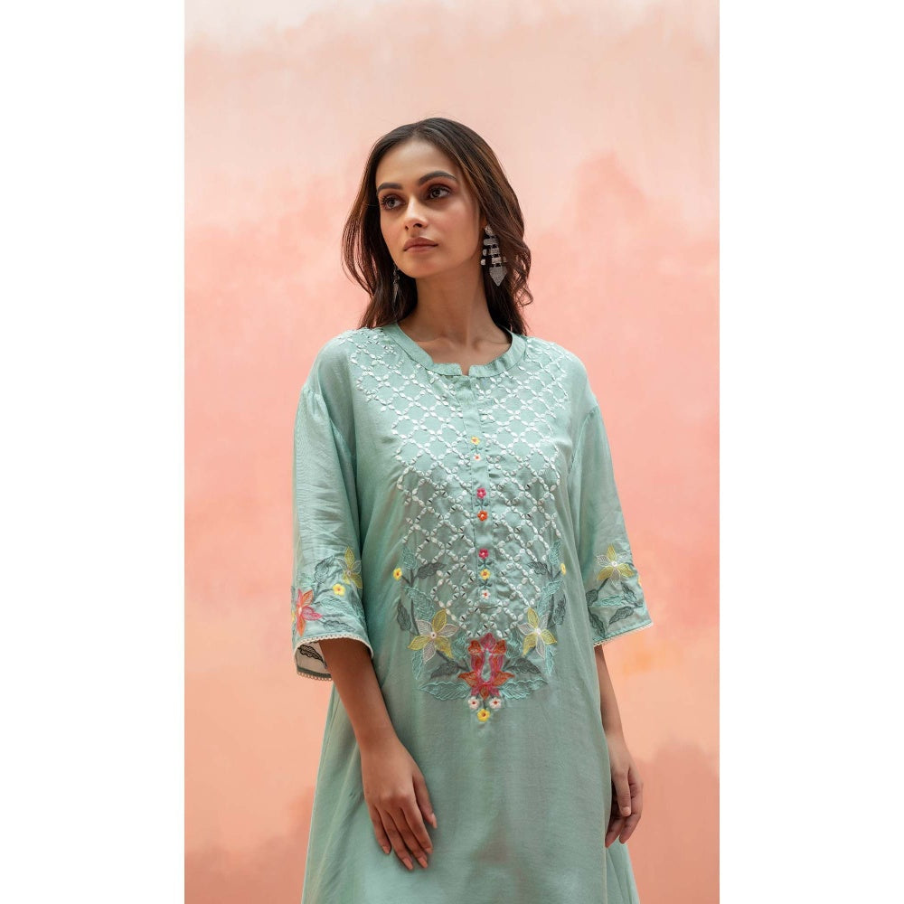 AM by Anita Mittal Green Firefly Co-Ord