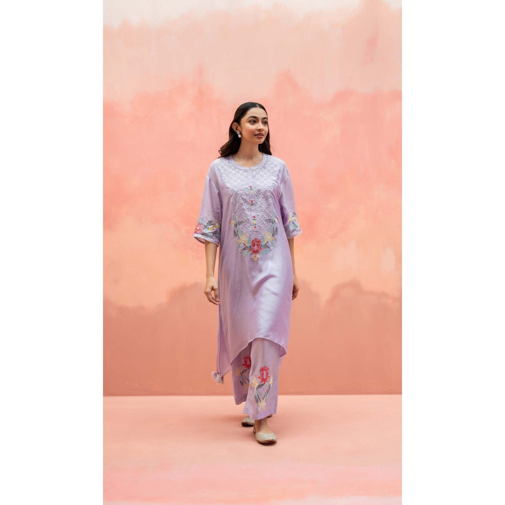 AM by Anita Mittal Purple Firefly Co-Ord