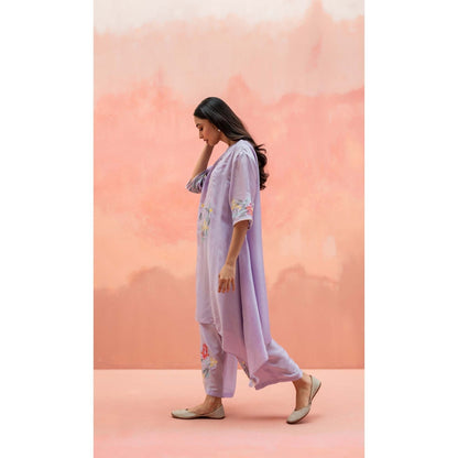 AM by Anita Mittal Purple Firefly Co-Ord