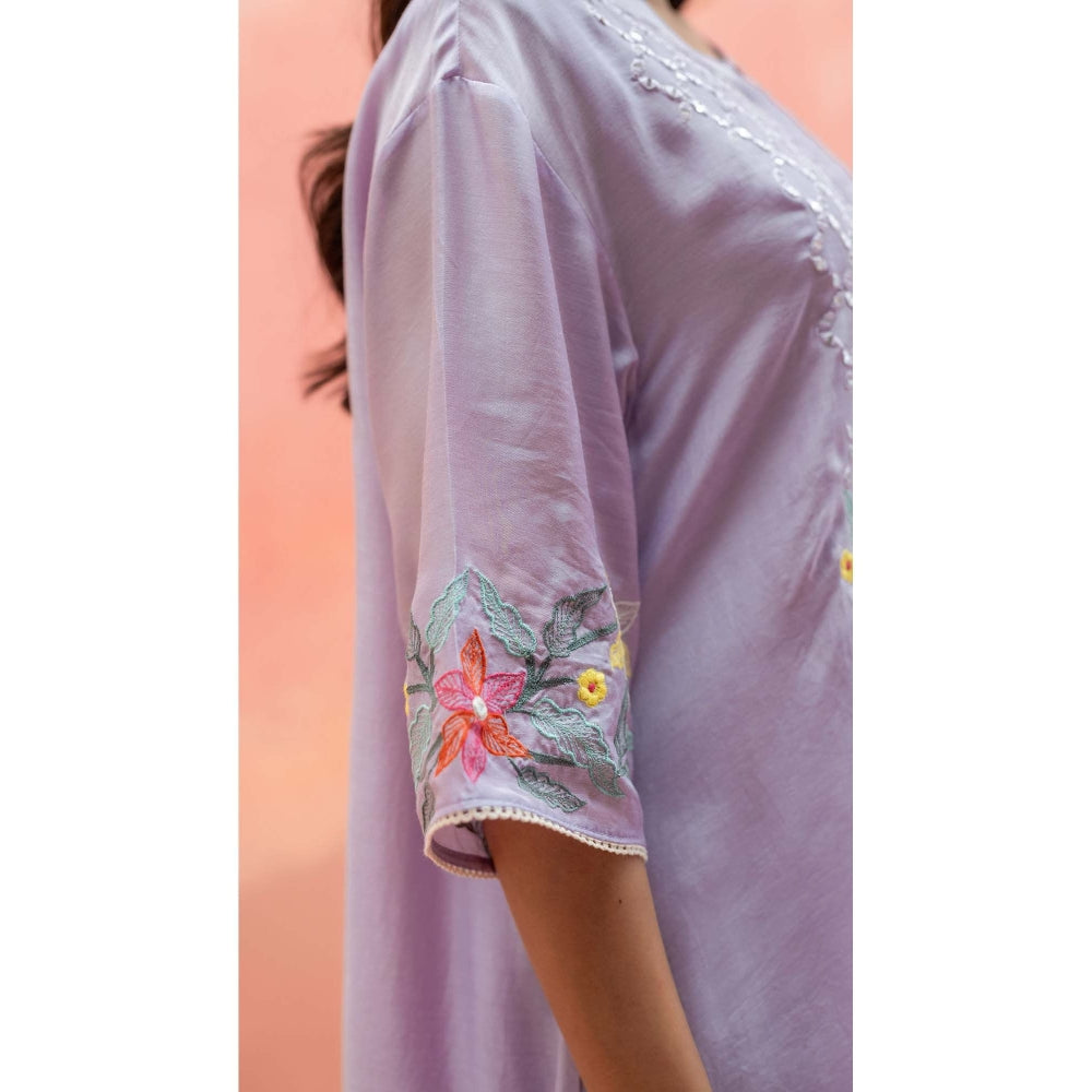 AM by Anita Mittal Purple Firefly Co-Ord