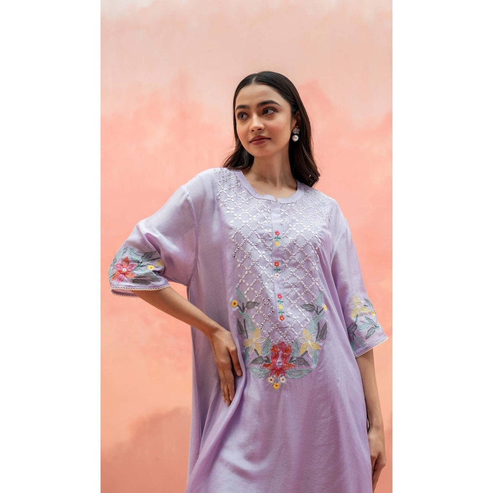 AM by Anita Mittal Purple Firefly Co-Ord