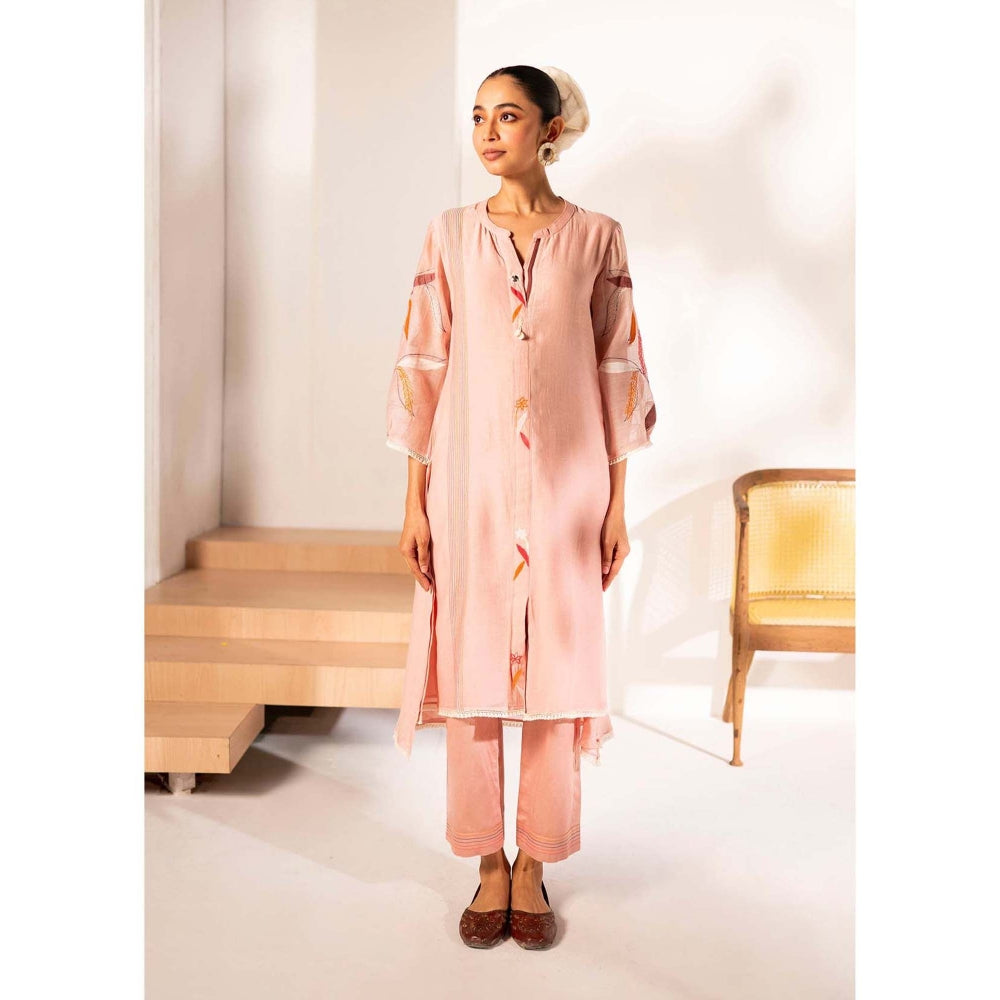 AM by Anita Mittal Pink Ziva Kurta with Pant