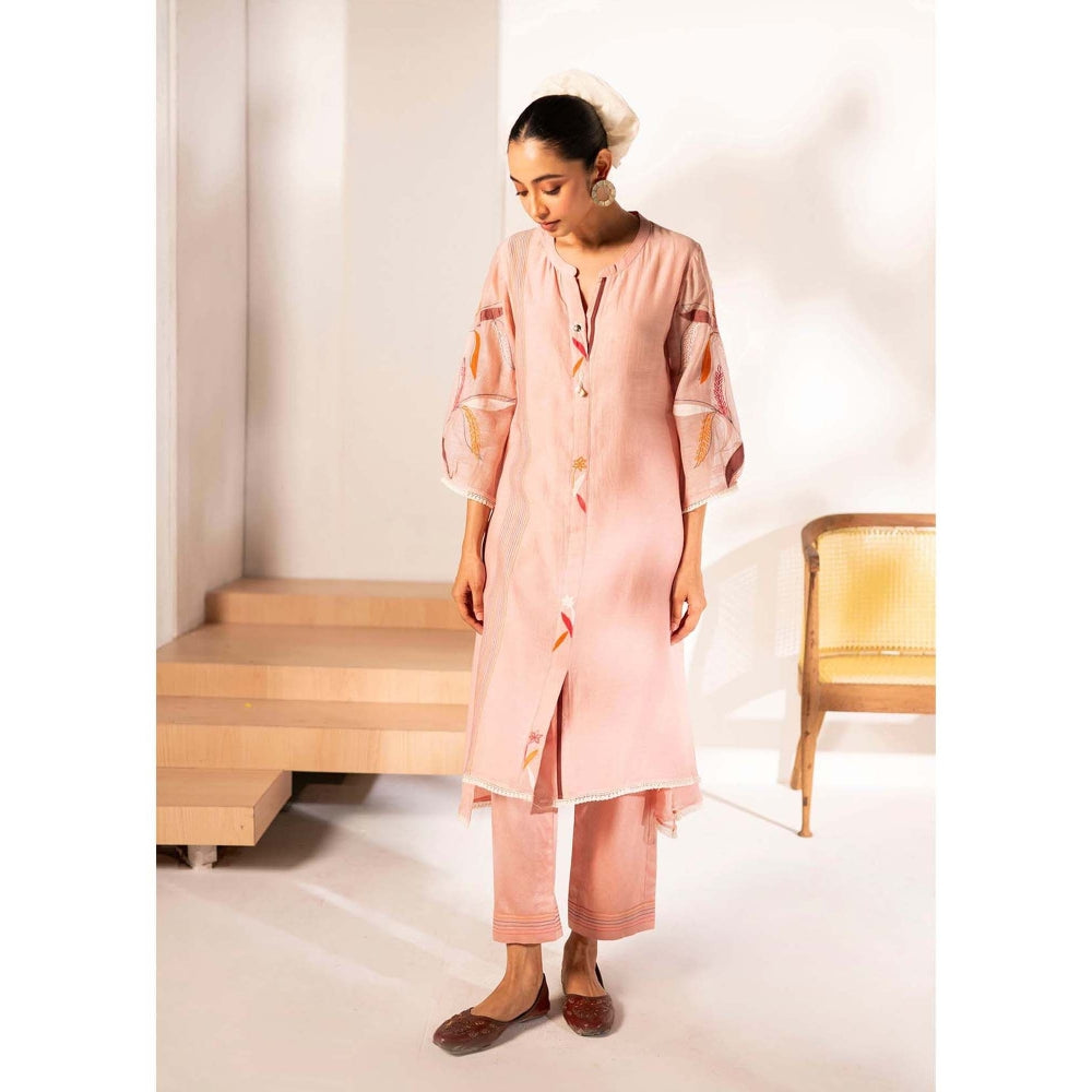 AM by Anita Mittal Pink Ziva Kurta with Pant