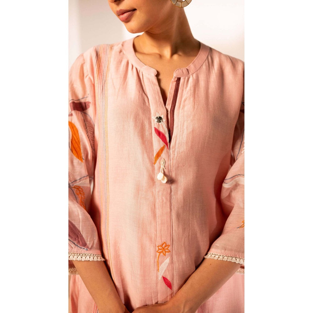 AM by Anita Mittal Pink Ziva Kurta with Pant