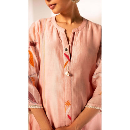 AM by Anita Mittal Pink Ziva Kurta with Pant