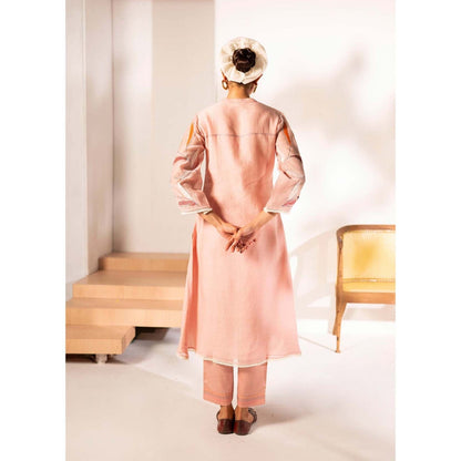 AM by Anita Mittal Pink Ziva Kurta with Pant