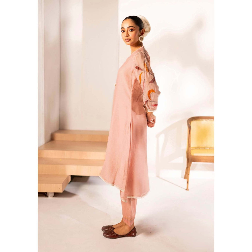 AM by Anita Mittal Pink Ziva Kurta with Pant