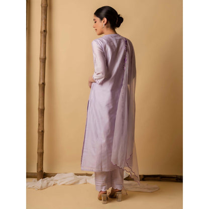 AM by Anita Mittal Lavender Lajjoo Kurta with Pant and Dupatta