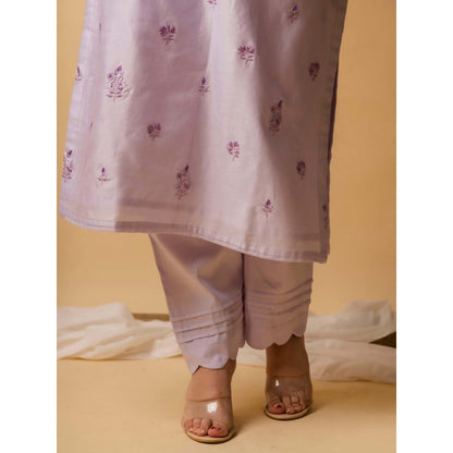 AM by Anita Mittal Lavender Lajjoo Kurta with Pant and Dupatta