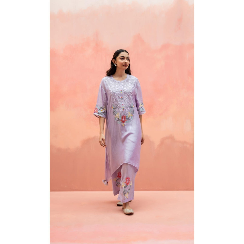 AM by Anita Mittal Firefly Lavender Co-Ord Set