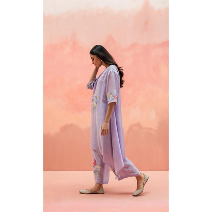 AM by Anita Mittal Firefly Lavender Co-Ord Set