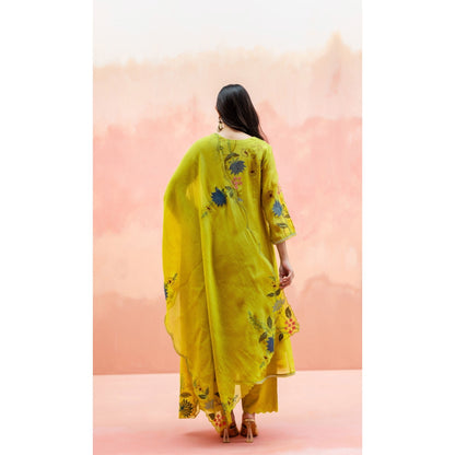 AM by Anita Mittal Falak Anarkali with Pant and Dupatta